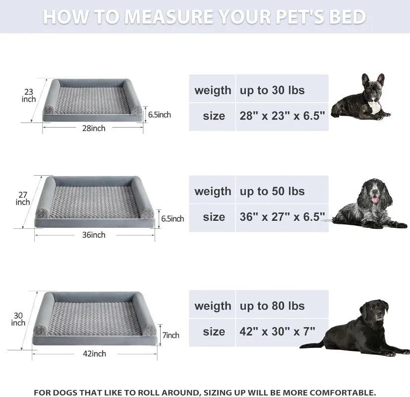 Orthopedic dog bed