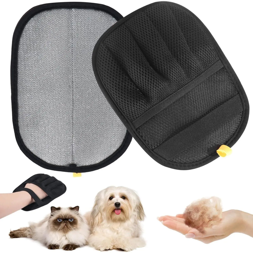 Silicone grooming glove