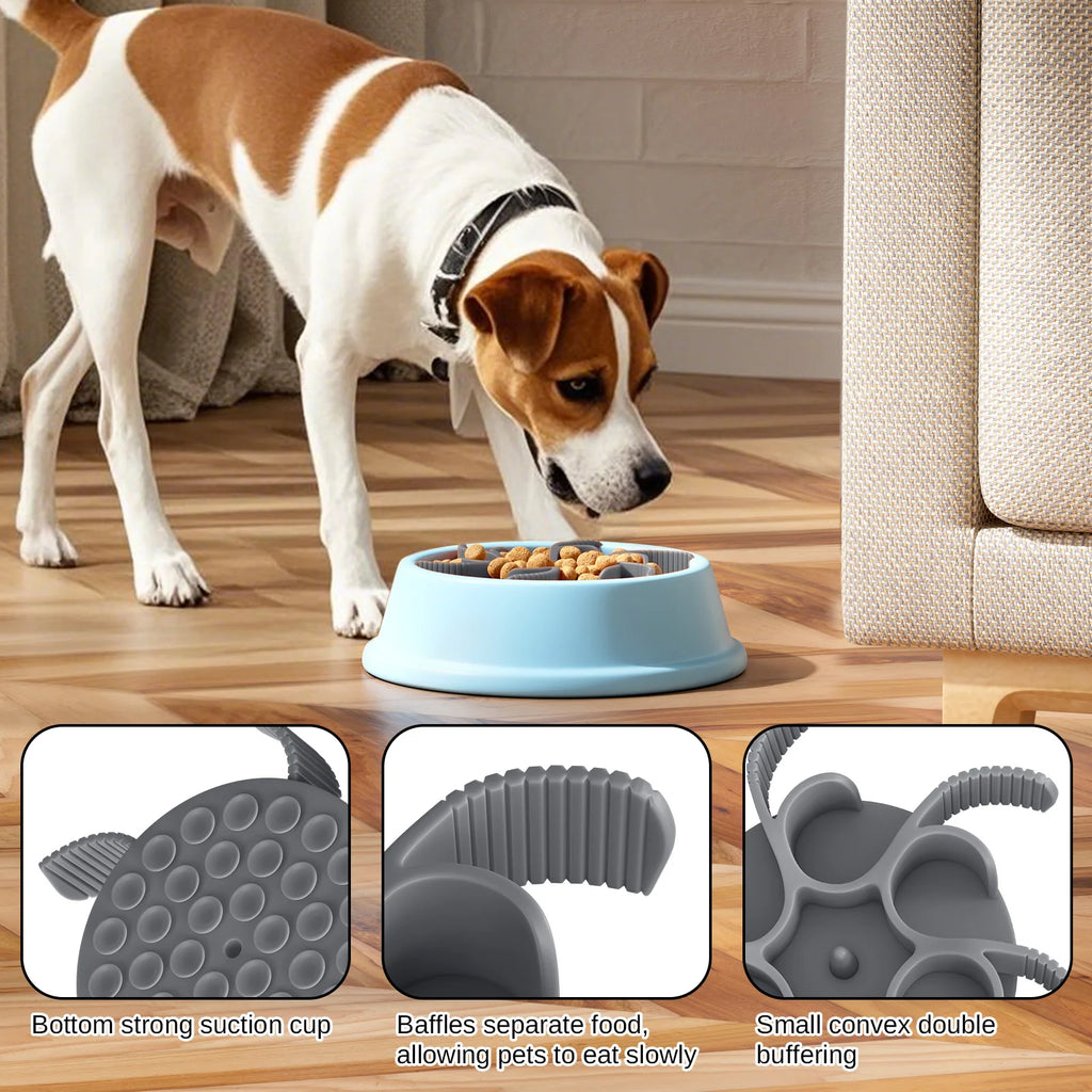 Slow feeder bowl